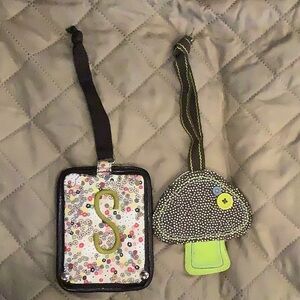 thirty-one Black and White Bags Luggage Tags